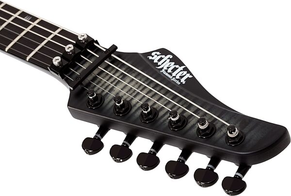 Schecter Banshee GT Electric Guitar, Charcoal Burst, Scratch and Dent, Action Position Back