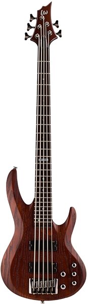 ESP LTD B-335 Electric Bass, 5-String, Stain Brown
