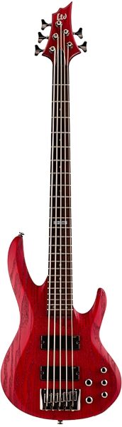 ESP LTD B-335 Electric Bass, 5-String, Stain Red