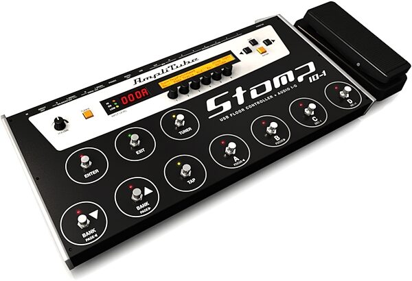 IK Multimedia Stomp IO USB Foot Controller and Audio Interface, Angle View