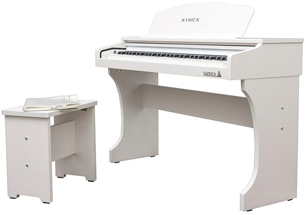 Samick MD-61 Mini Digital Piano, Snow White