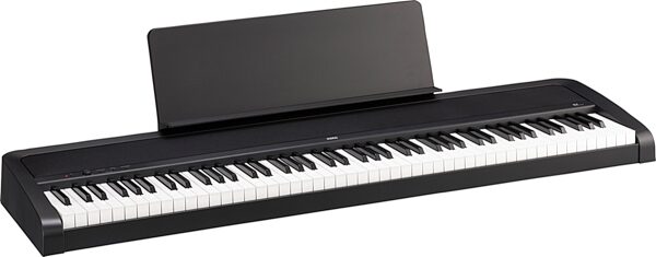 Korg B2 Digital Piano, 88-Key, Black, B2BK, Angle