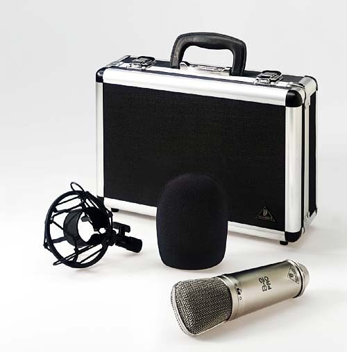 Behringer B-2 Pro Studio Condenser Microphone with Shockmount, With Included Accessories