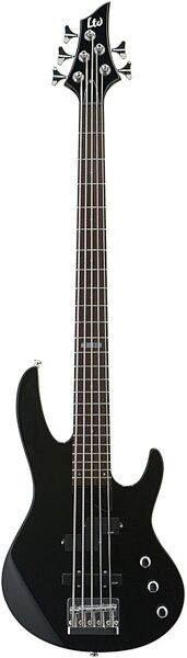 ESP LTD B-55 5-String Electric Bass, Black