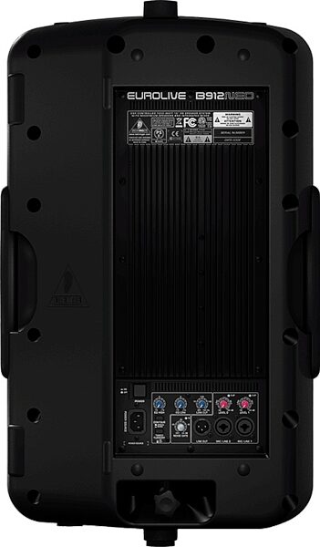 Behringer B912NEO Eurolive Active PA Speaker (1200 Watts, 1x12"), Back