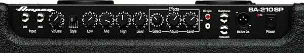 Ampeg BA210SP Bass Combo Amplifier (220 Watts, 2x10 in.), Panel