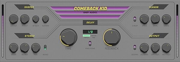 Baby Audio Comeback Kid Audio Plug-in, Digital Download, Screenshot Front