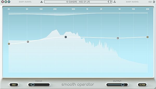 Baby Audio Smooth Operator Spectral Processing Audio Plug-in, Digital Download, Screenshot Front