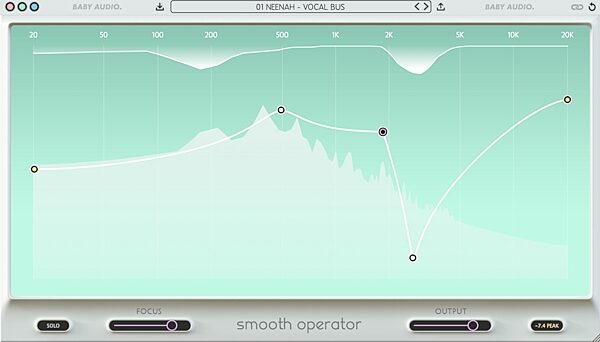 Baby Audio Smooth Operator Spectral Processing Audio Plug-in, Digital Download, Screenshot Front