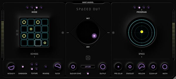 Baby Audio Spaced Out Audio Plug-in, Digital Download, Screenshot Front