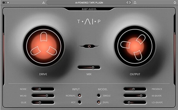 Baby Audio TAIP Audio Plug-in Software, Digital Download, Rear detail Front