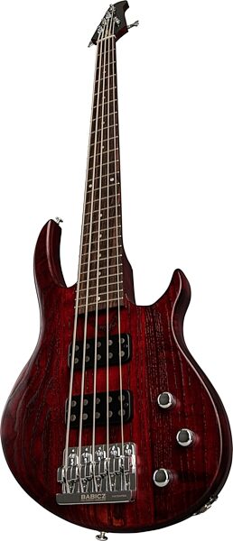 Gibson 2019 EB5 Traditional Electric Bass, 5-String (with Gig Bag), Action Position Back