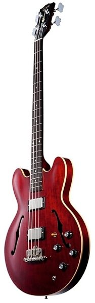 Gibson ES-335 Semi-Hollowbody Electric Bass (with Case), Faded Cherry Vintage Gloss