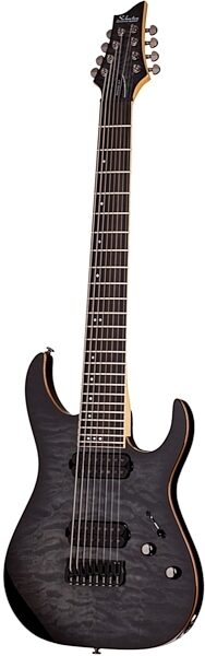 Schecter Banshee 8 Passive Electric Guitar, 8-String, Transparent Black Burst