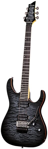 Schecter Banshee 6 FR Passive Electric Guitar, See Thru Black
