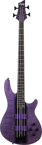 Schecter C-4 GT Electric Bass, Action Position Back