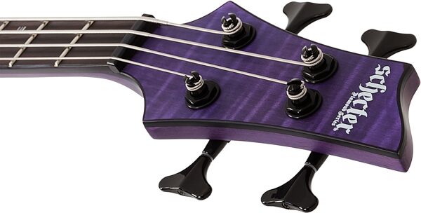 Schecter C-4 GT Electric Bass, Action Position Back