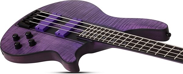 Schecter C-4 GT Electric Bass, Action Position Back