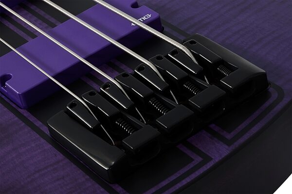 Schecter C-4 GT Electric Bass, Left-Handed, Action Position Back