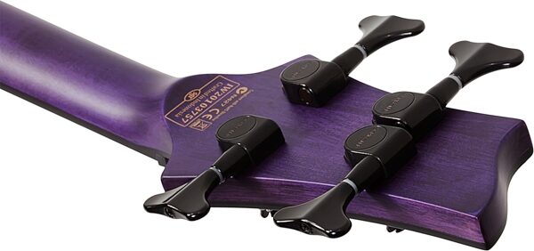 Schecter C-4 GT Electric Bass, Left-Handed, Action Position Back
