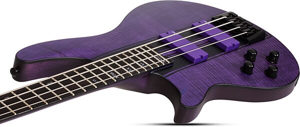 Schecter C-4 GT Electric Bass, Left-Handed, Action Position Back