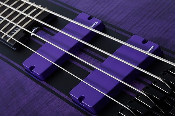 Schecter C-4 GT Electric Bass, Left-Handed, Action Position Back