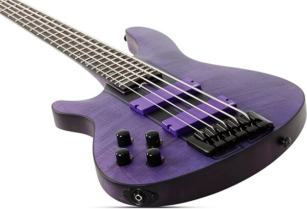 Schecter C-5 GT Electric Bass, Left-Handed, Body Detail