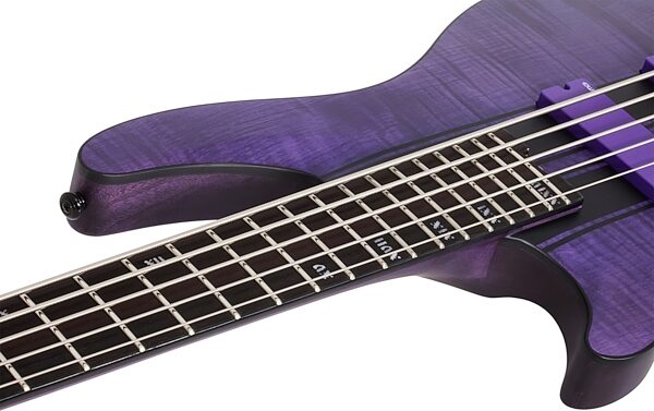 Schecter C-5 GT Electric Bass, Left-Handed, Inlays Detail