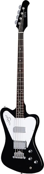Gibson Non-Reverse Thunderbird Electric Bass (with Case), Ebony, Action Position Back