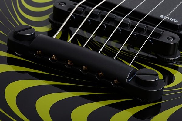 Wylde Audio Barbarian Rawtop Electric Guitar, Grimmest Green, Open Box (Very Good), Action Position Back