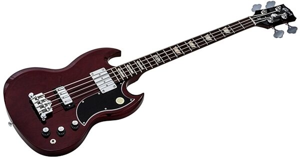 Gibson 2014 SG Standard Electric Bass, Heritage Cherry - Closeup