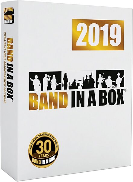PG Music Band-in-a-Box 2019 Pro Software (Windows), Boxshot Front