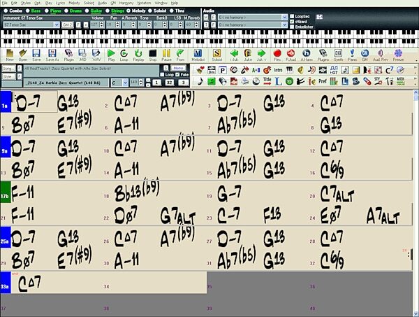 PG Music Band in a Box Pro (Windows), Screenshot 2