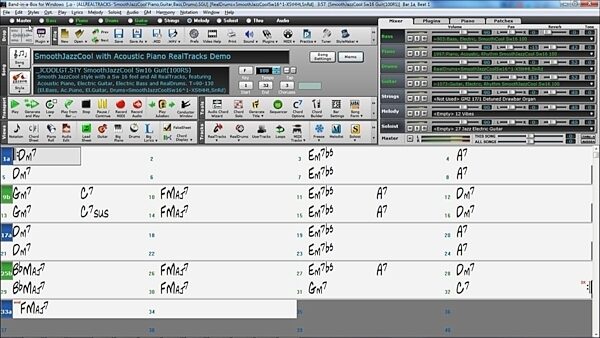 PG Music Band in a Box 2014 Pro Software (Mac), Screenshot