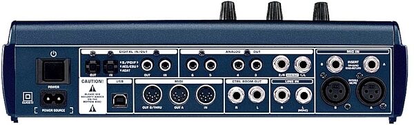 Behringer BCA2000 USB Audio/MIDI Interface, Rear