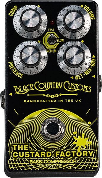 Laney BCC The Custard Factory 3-Mode Bass Compressor Pedal, New, Action Position Back