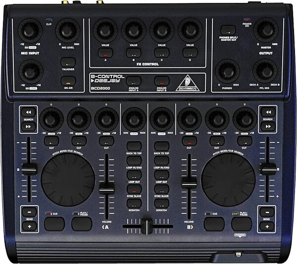 Behringer BCD2000 B-Control Deejay DJ/Audio Interface, Main