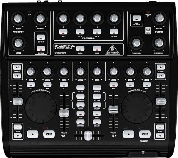 Behringer BCD3000 B-Control DJ Mixer, Main