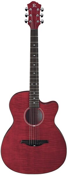 BC Rich BCR3 Cutaway Acoustic-Electric Guitar, Transparent Red