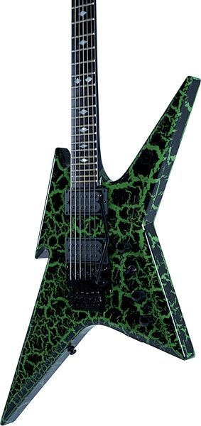 B.C. Rich Ironbird MK1 Legacy FR Electric Guitar, Green Crackle, Action Position Back