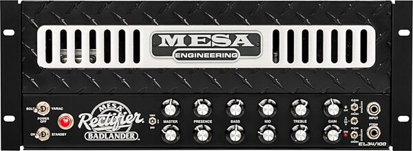 Mesa/Boogie Rectifer Badlander 100 Rackmount Guitar Amplifier Head (100 Watts), New, Action Position Back