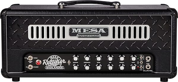 Mesa/Boogie Rectifier Badlander 50 Guitar Amplifier Head (50/20 Watts), New, Action Position Back