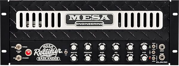 Mesa/Boogie Rectifier Badlander 50 Rackmount Guitar Amplifier Head (50 Watts), New, Action Position Back