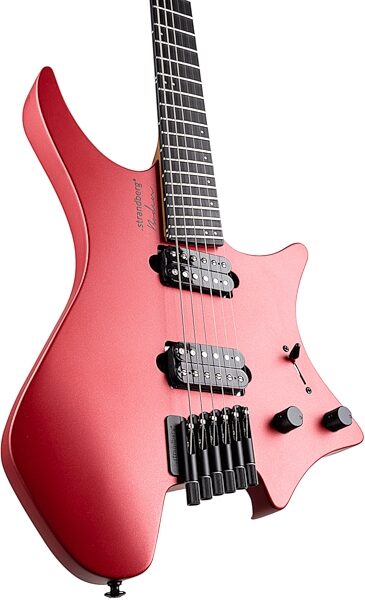 Strandberg Boden Metal NX 6 Electric Guitar (with Gig Bag), Blood Red, Action Position Back