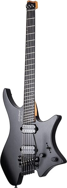 Strandberg Boden Metal NX 6 Tremolo Electric Guitar (with Gig Bag), Black Green, Action Position Back