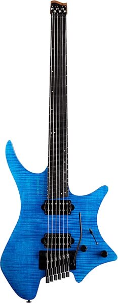 Strandberg Boden Prog NX 6 Electric Guitar (with Gig Bag), Deep Blue, Action Position Back