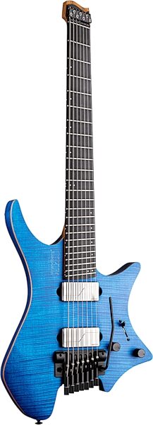 Strandberg Boden Prog NX 7 Electric Guitar, 7-String (with Gig Bag), Deep Blue, Action Position Back