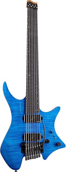 Strandberg Boden Prog NX 7 Electric Guitar, 7-String (with Gig Bag), Deep Blue, Action Position Back