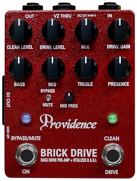 Providence BDI-1 Brick Drive Bass Preamp Pedal, Main