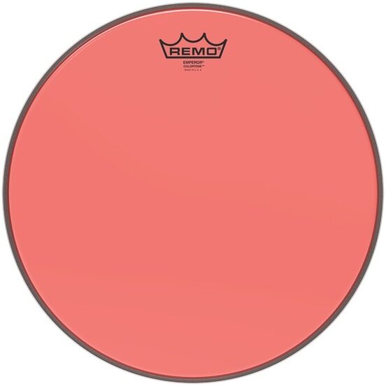 Remo Emperor Colortone Drumhead, Red, 10 inch, Action Position Back